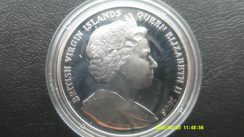 British Virgin Islands Silver Proof $10 - 2006 (Opening of Parliament) PDHR