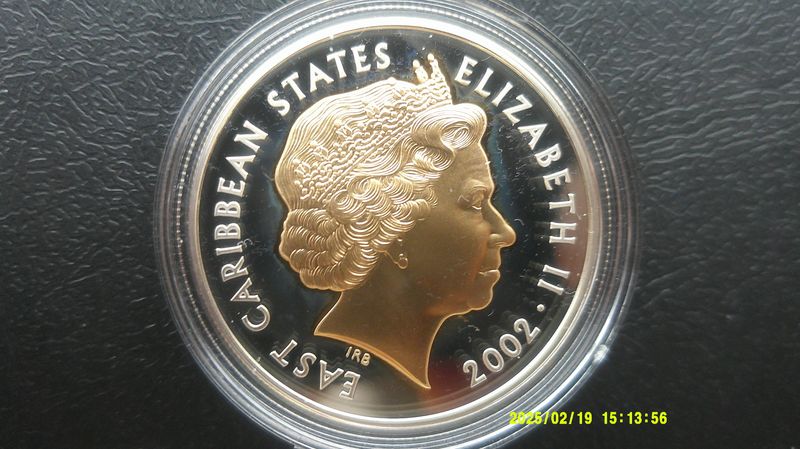 East Caribbean States $10 - 2002  (50th Anniversary of the Queens Accession) PDHR
