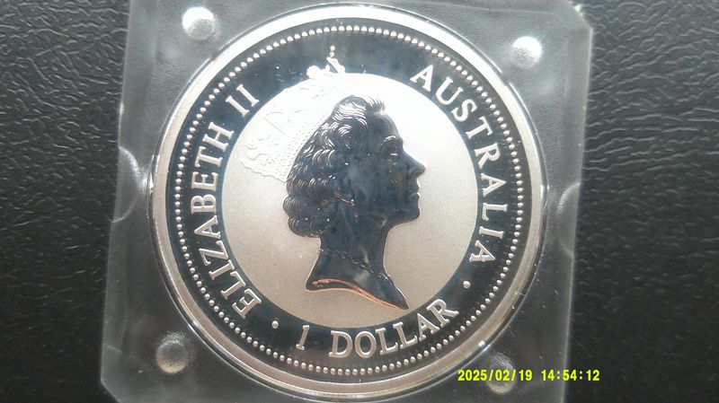 Australia $1 Silver Proof - 1999 (Kookaburra) PDHR