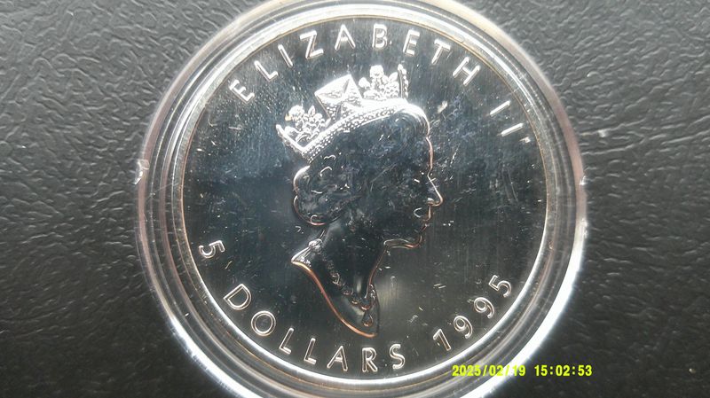 Canada 5 Dollars - 1995 (Maple)  PDHR