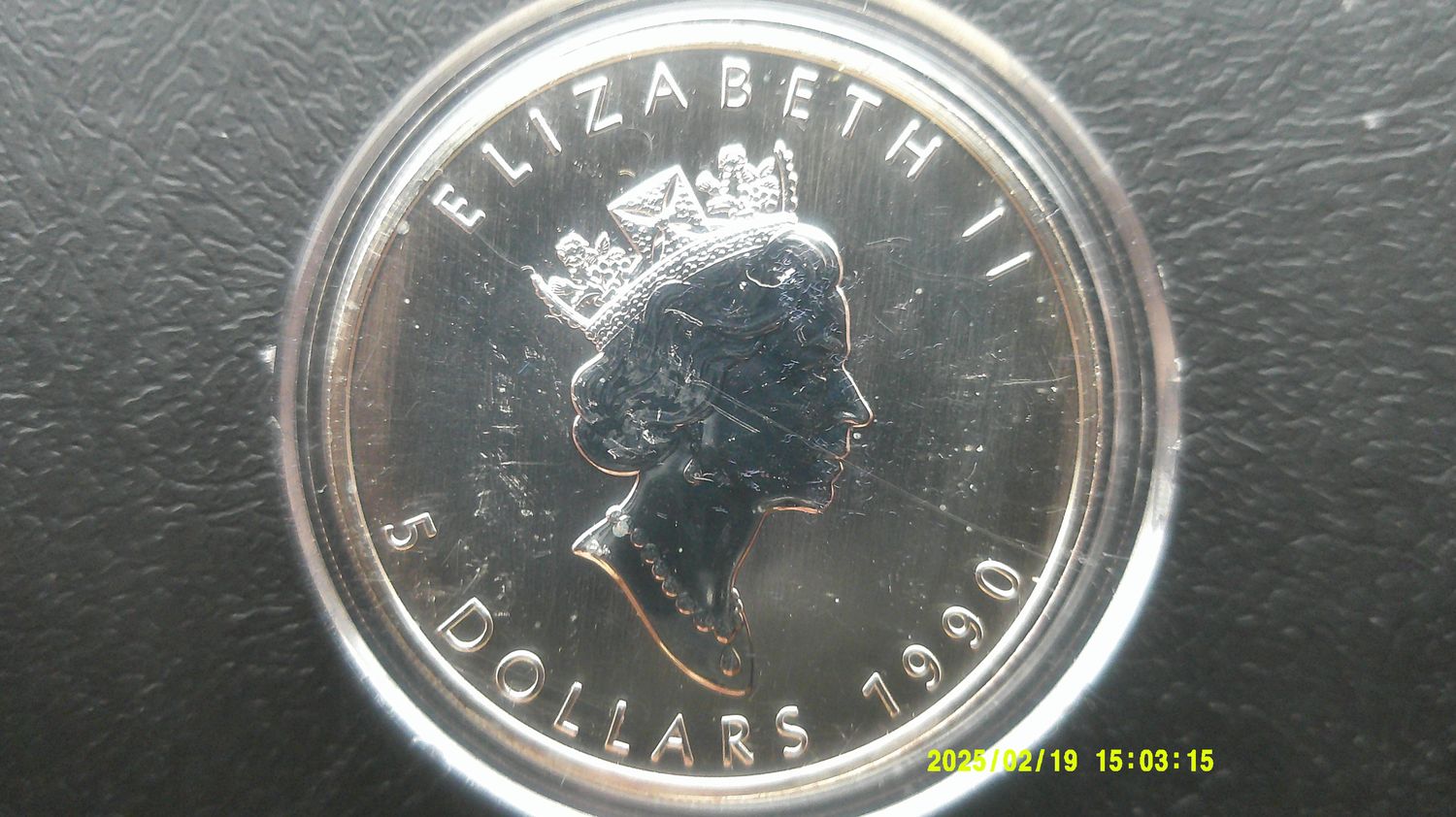 Canada 5 Dollars - 1990 ( Maple)  PDHR
