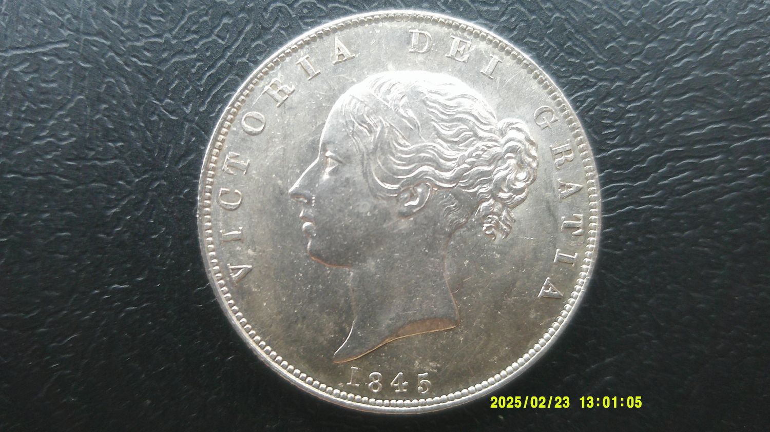 1845  -  Halfcrown