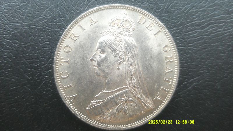 1887 - Double Florin (Roman I)