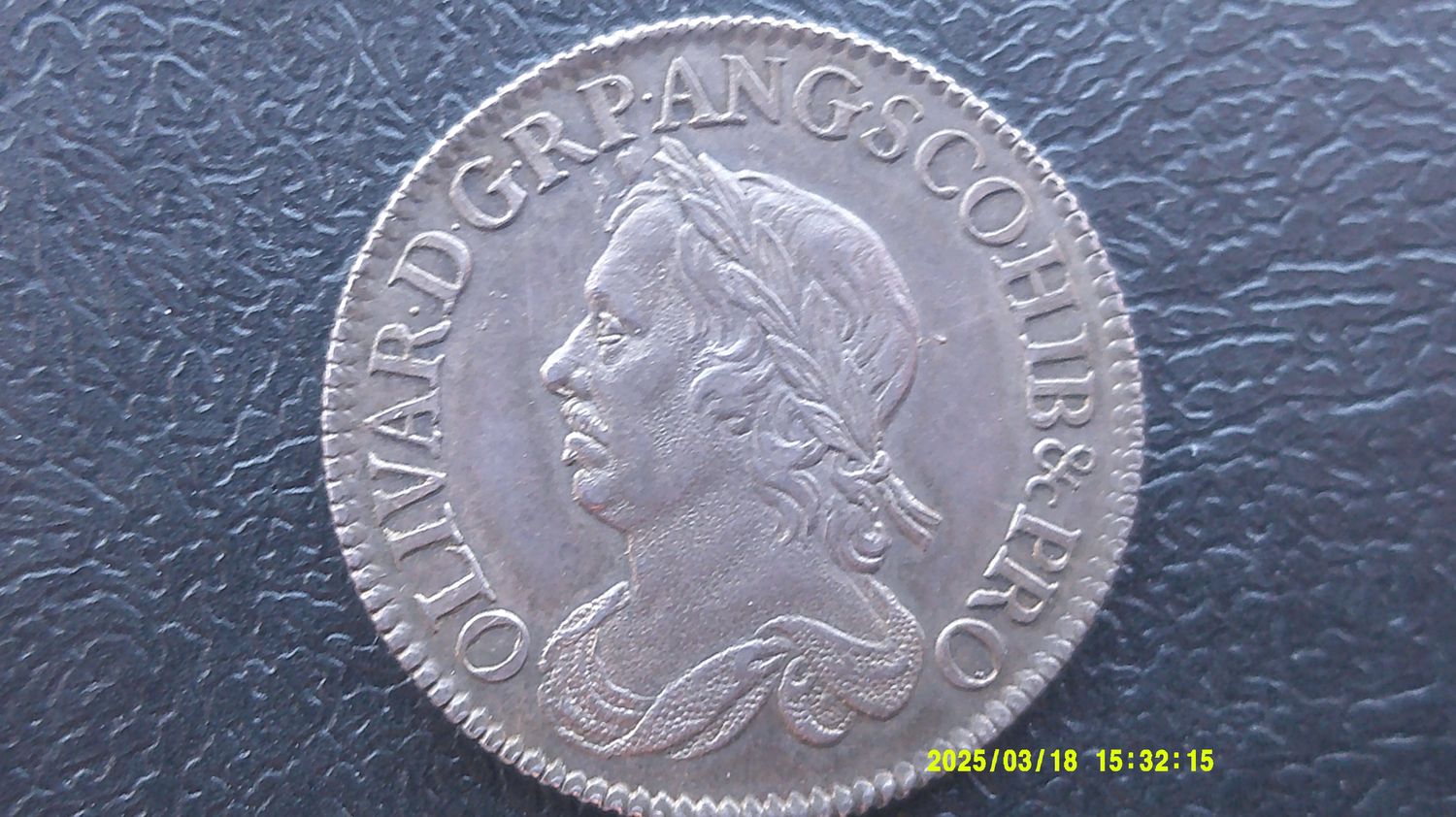 Oliver Cromwell Shilling - 1658