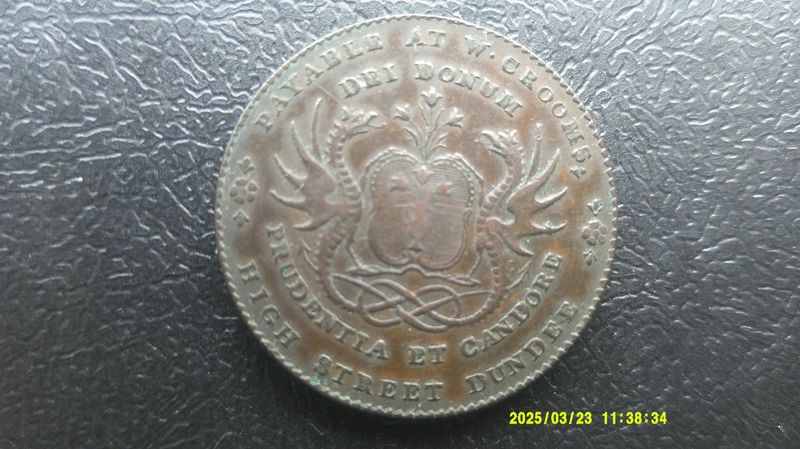 Dundee Halfpenny Token  -  ND