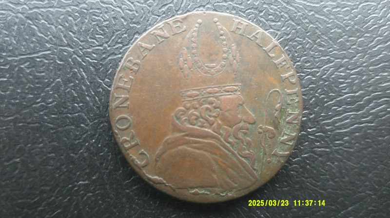 Cronebane Halfpenny - 1789