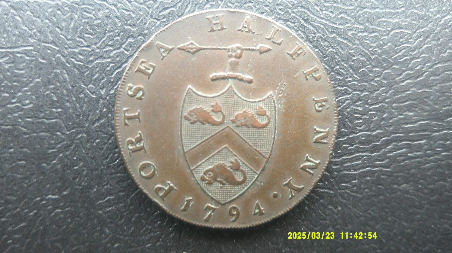 Petersfield Halfpenny Token  -  1793
