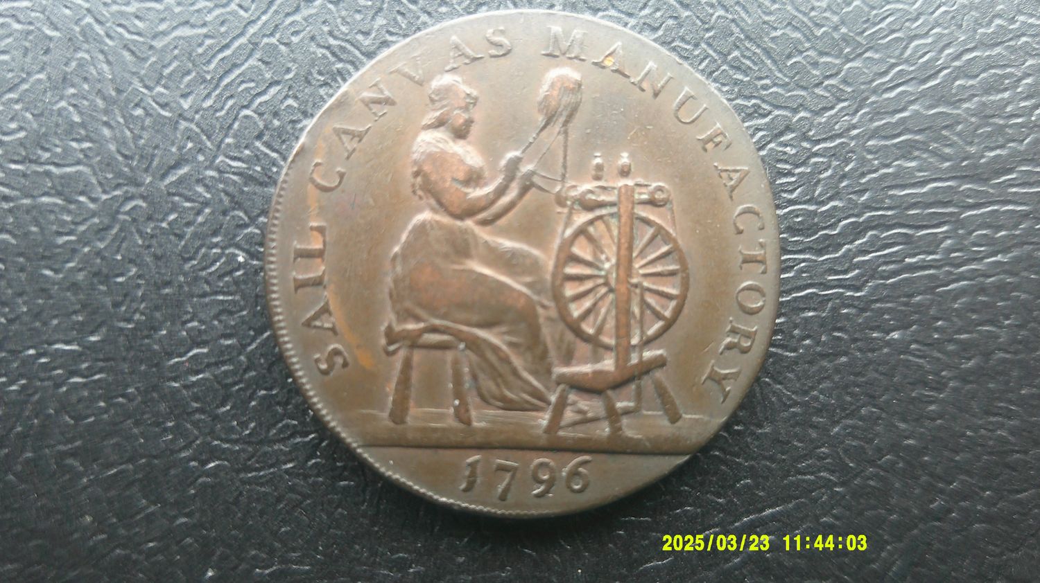 Plymouth Halfpenny Token - 1796