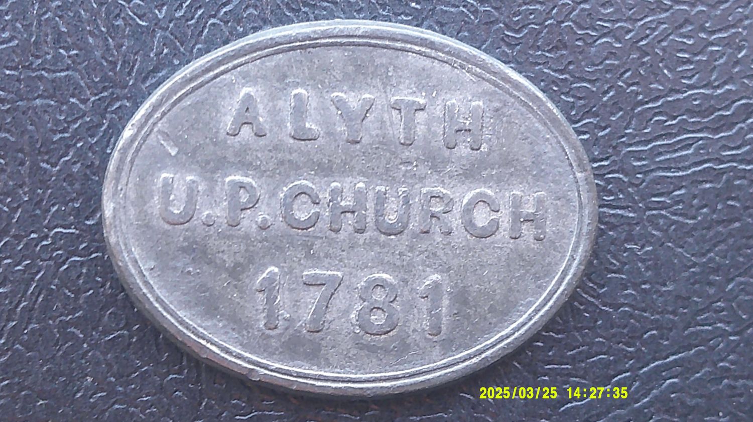 Communion Token Alyth - 1781