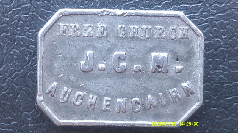 Communion Token Auchencairn - ND