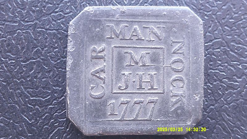 Communion Token Carmunock - 1777