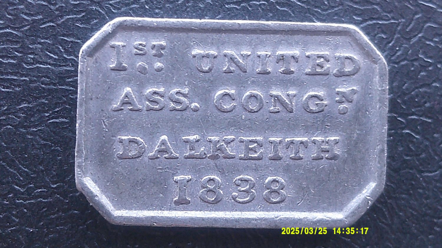 Communion Token Dalkeith - 1838