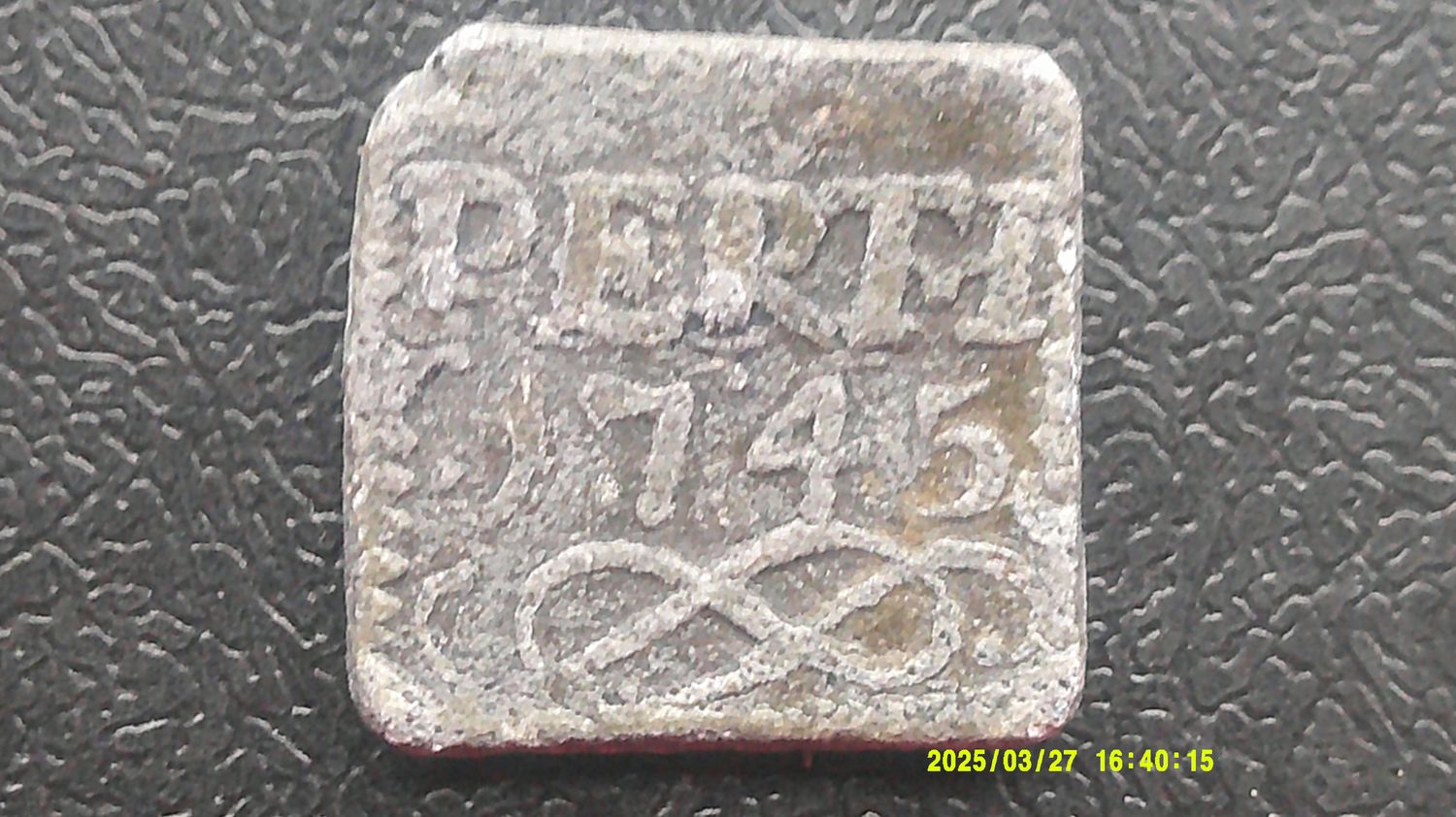 Communion Token Perth - 1745
