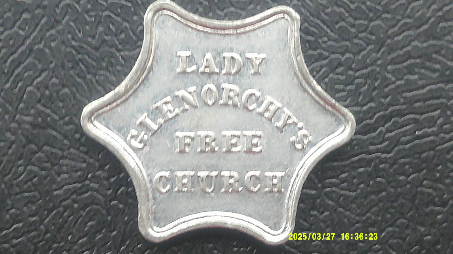Communion Token Lady Glenorchy - No Date