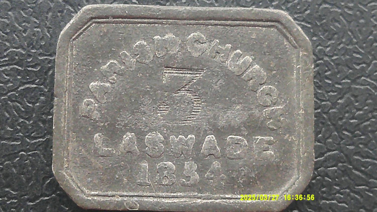 Communion Token Laswade - 1834 T3