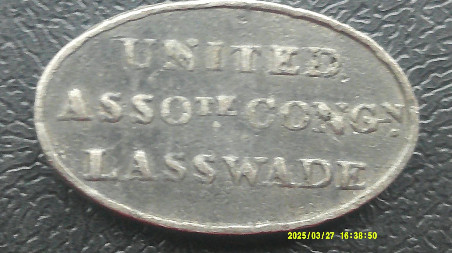 Communion Token Lasswade - 1832