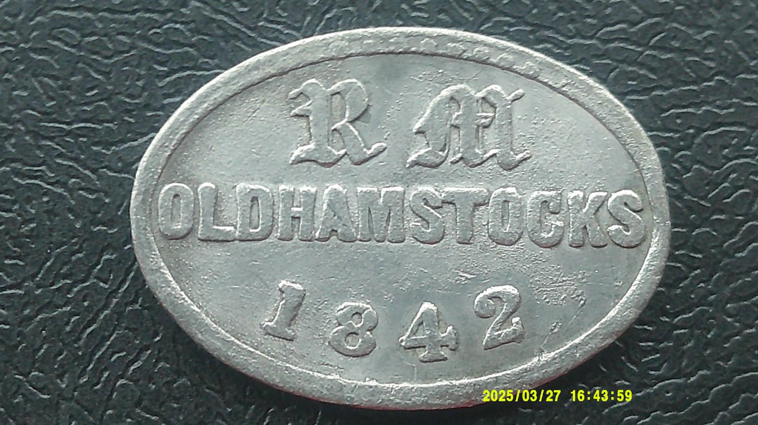 Communion Token Oldhamstocks - 1842