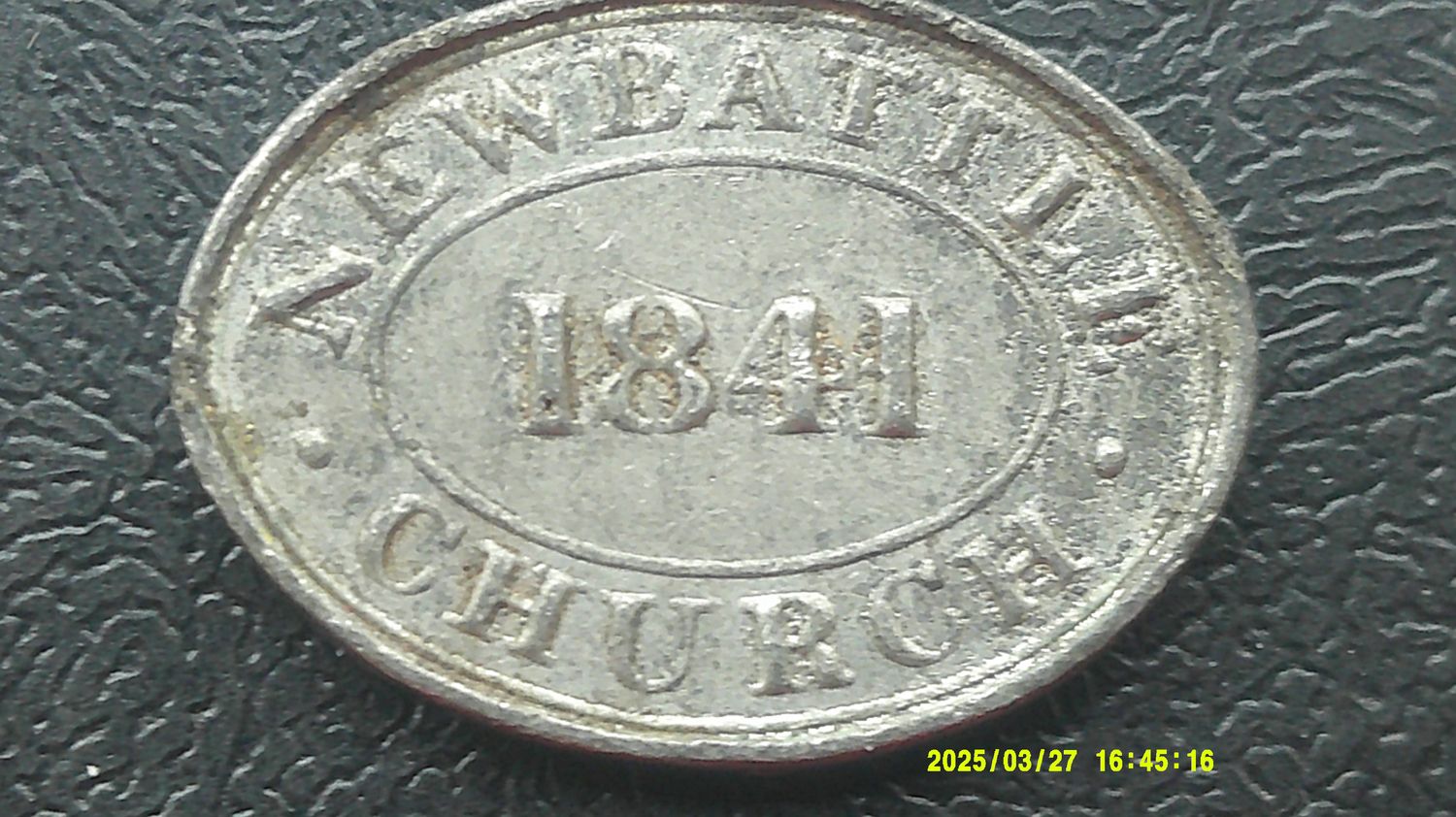 Communion Token Newbattle - 1841