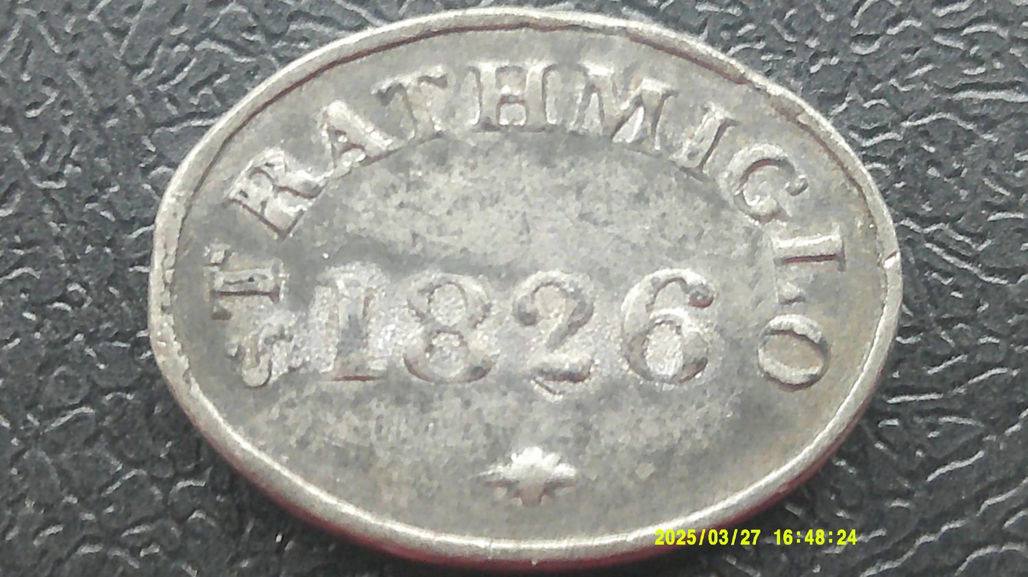 Communion Token Strathmiglo - 1826