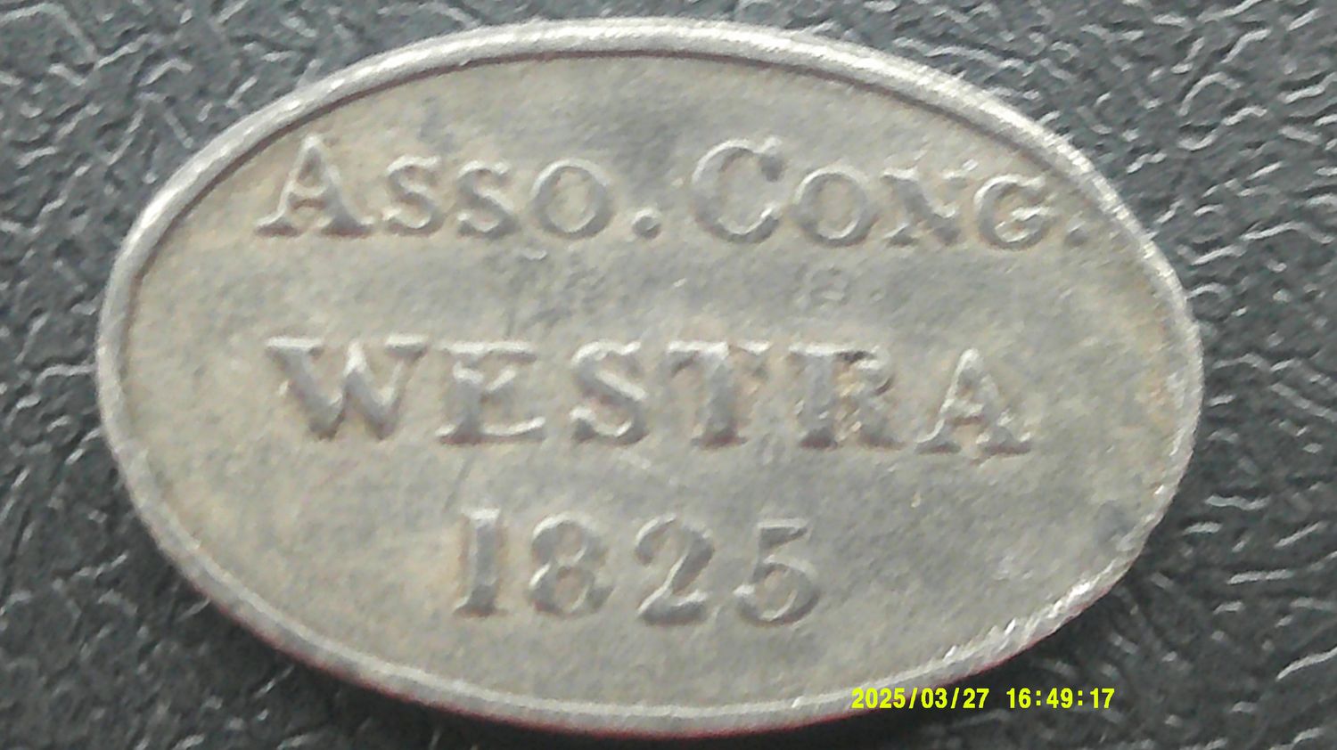 Communion Token Westra - 1826