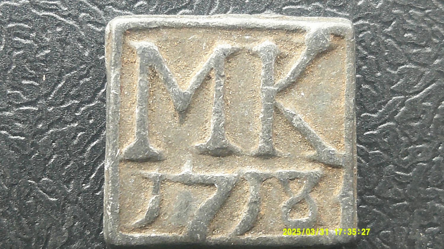 Communion Token Morton - 1718
