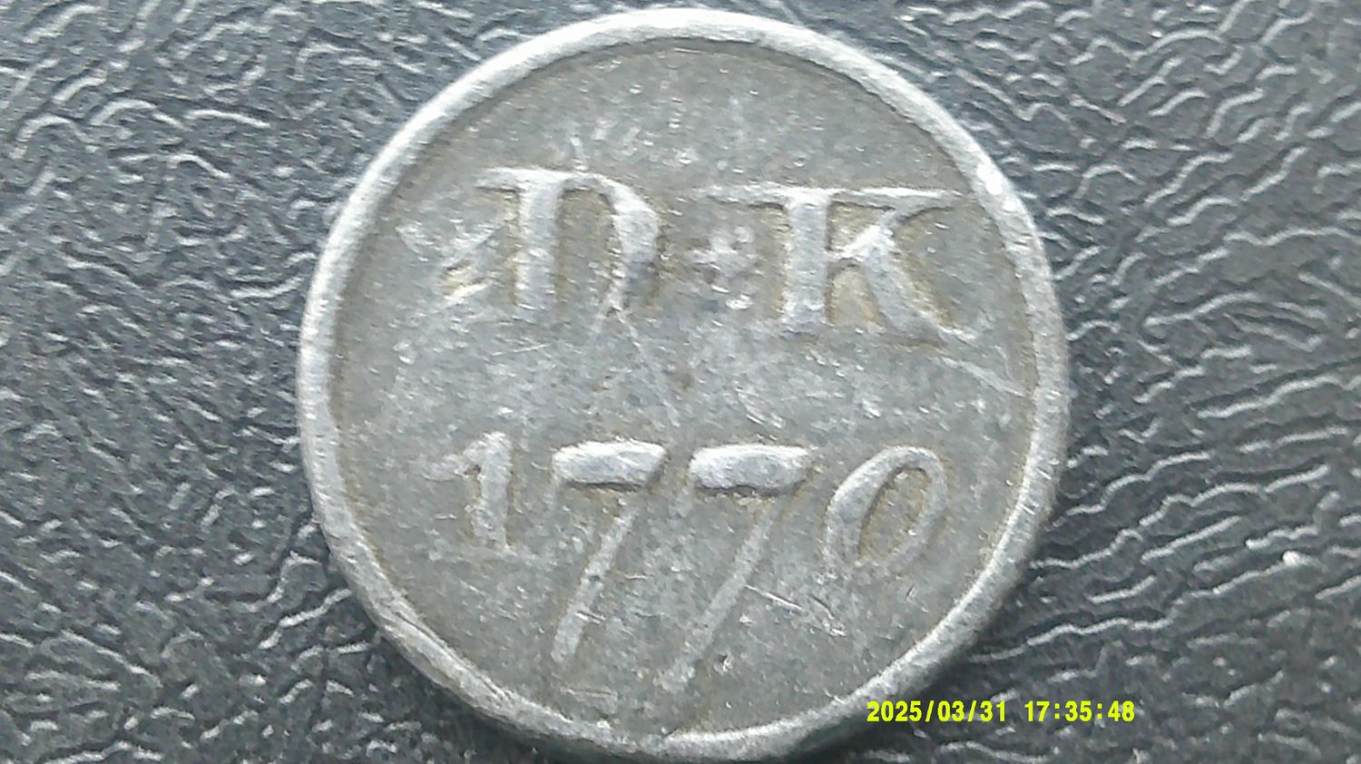 Communion Token Douglas - 1770