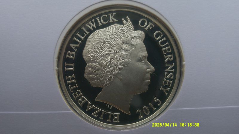 Guernsey £5 Crowns in First Day Cover   -  2015 (Magna Carta) MRPD1