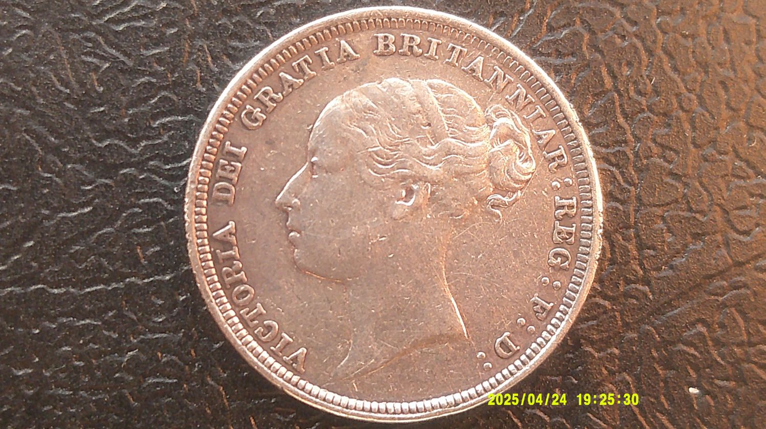 1881  -  Sixpence