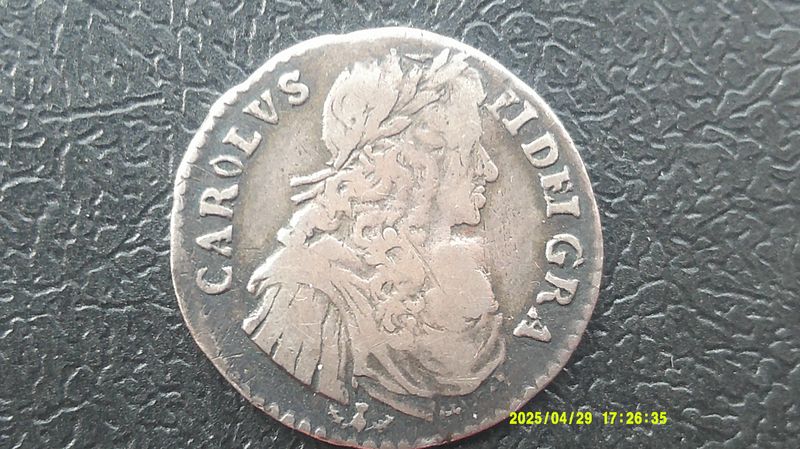 Charles II Half Merk  -  1669