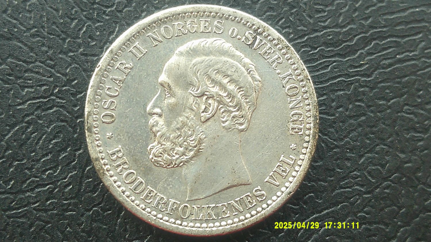 Norway 50 Ore - 1889