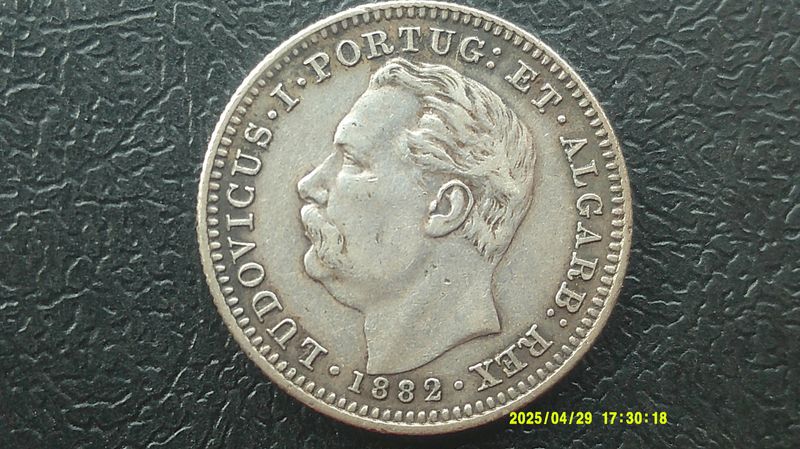 Portuguese India Half Rupia - 1882