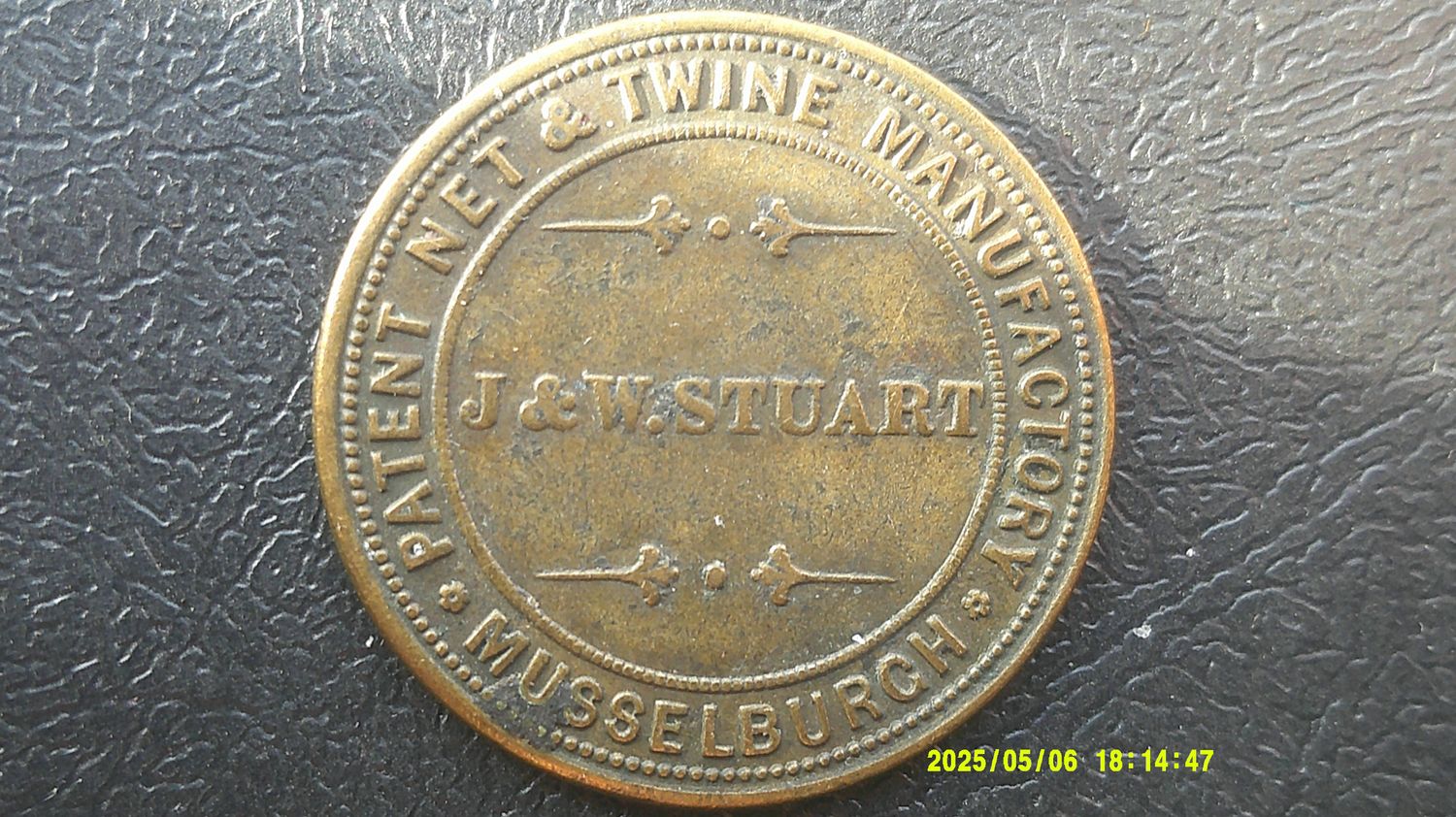 Musselburgh Dining Token One Penny  RARE