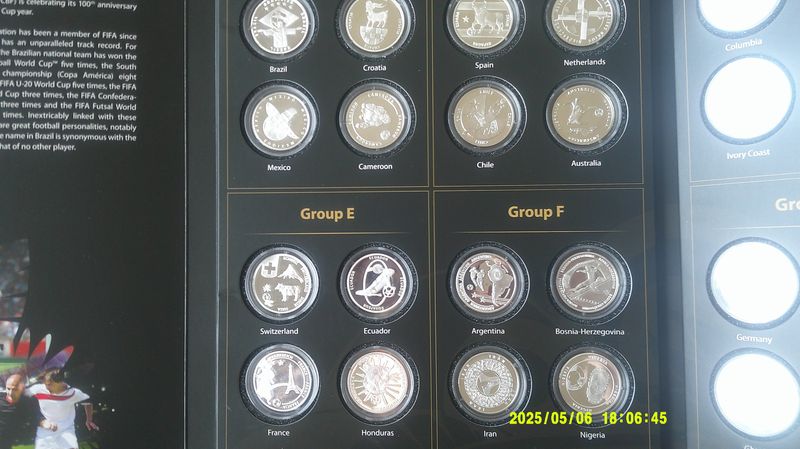 Brazil Official 2014 World Cup Medals  MRPD