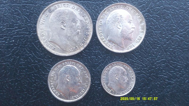1904 -  Edward VII Maundy Set
