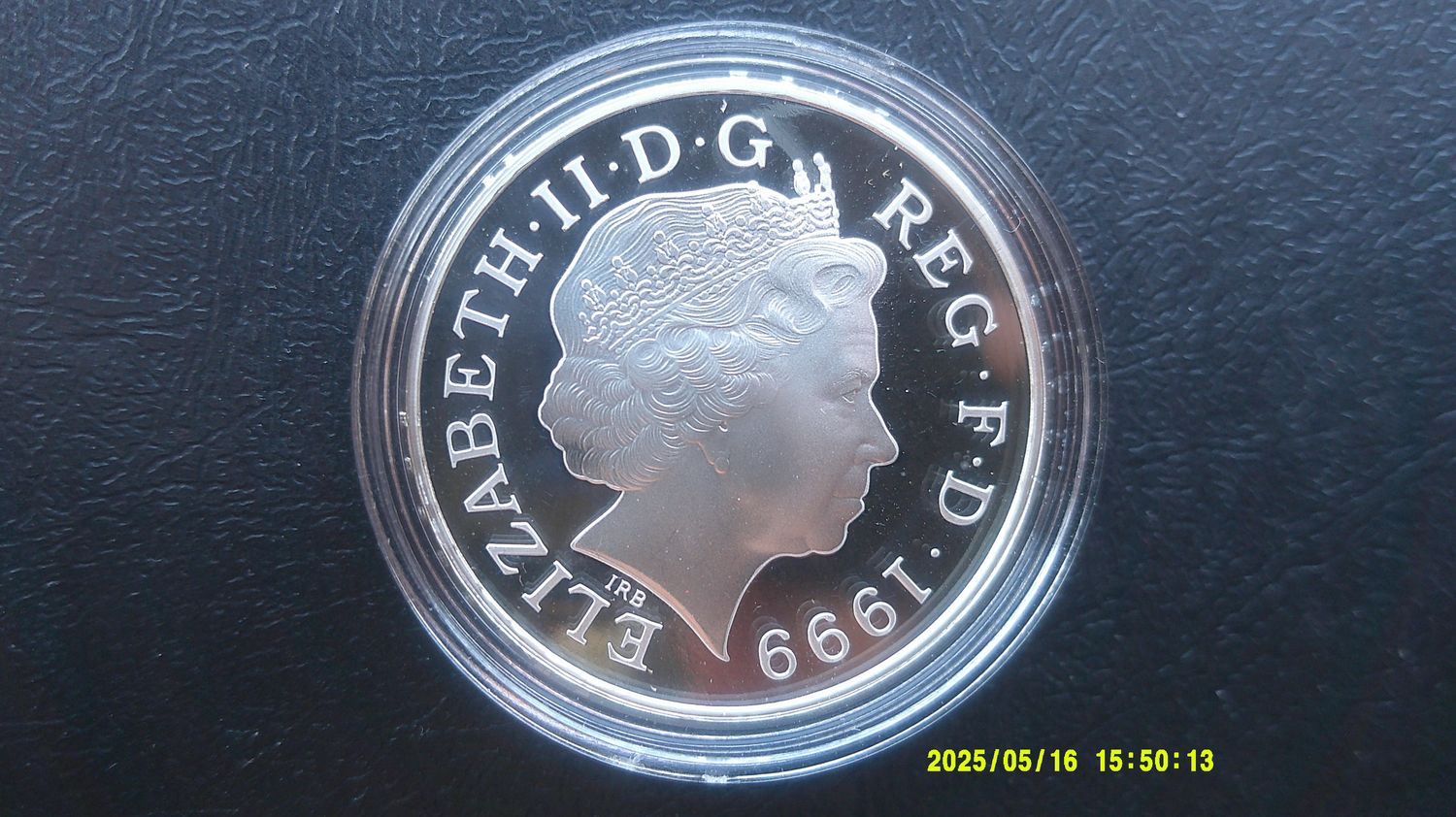 1999 - 2000 - Silver Proof Five Pounds  (Millennium)  MRPD