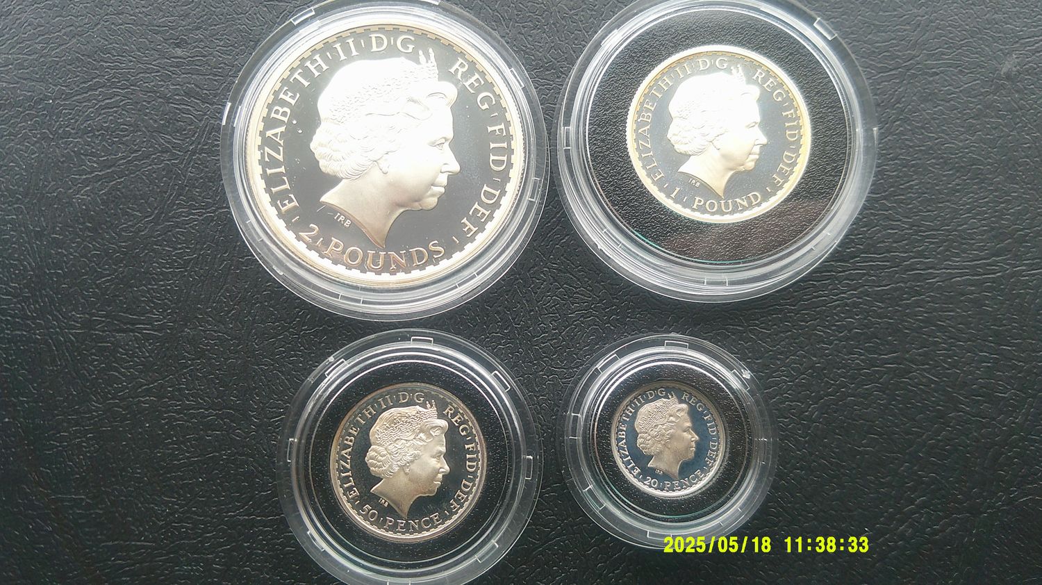 2012 - Britannia 4 Coin Silver Proof Set  MRPD