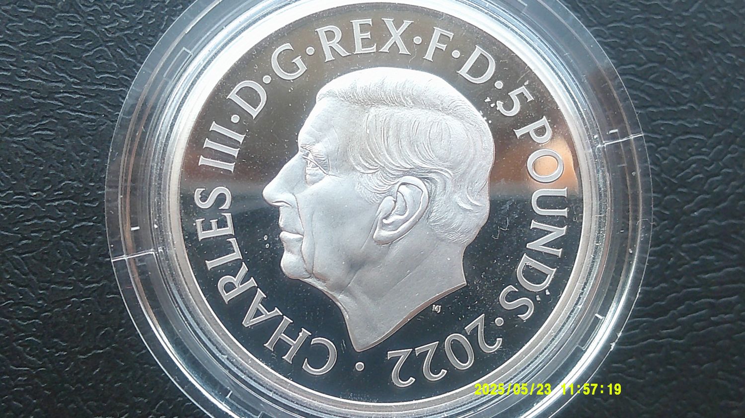 2022 - Five Pounds Silver Proof (Death of Queen Elizabeth II)  MRPD