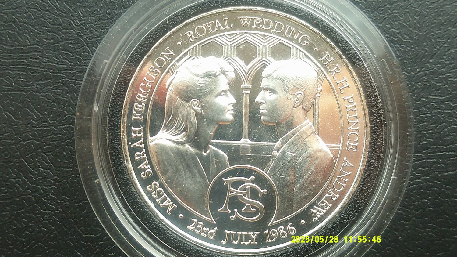 Royal Wedding Medal - 1986  (Prince Andrew and Sarah Ferguson)