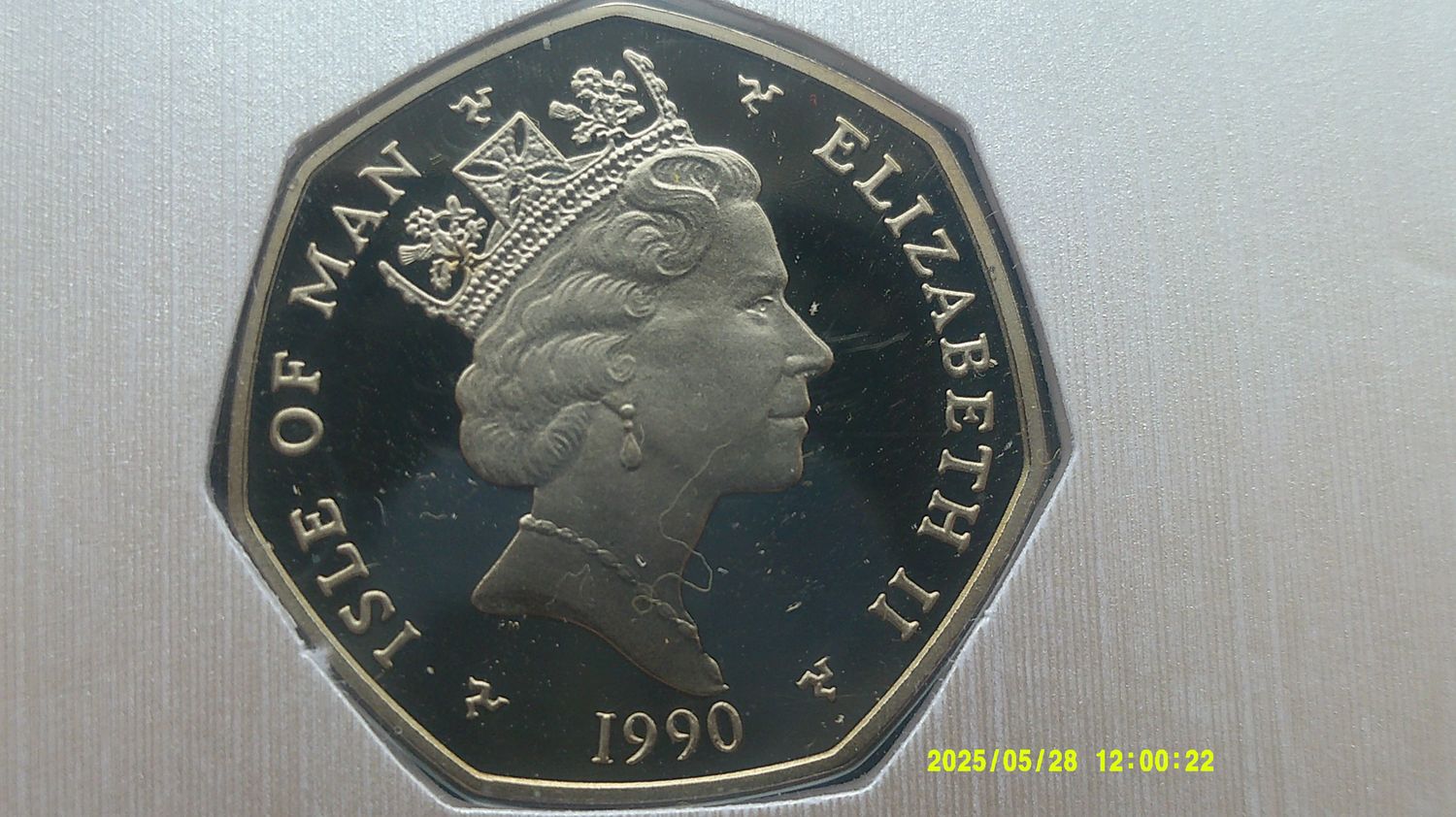 Isle of Man Fifty Pence - 1990 (Christmas) MRPD1