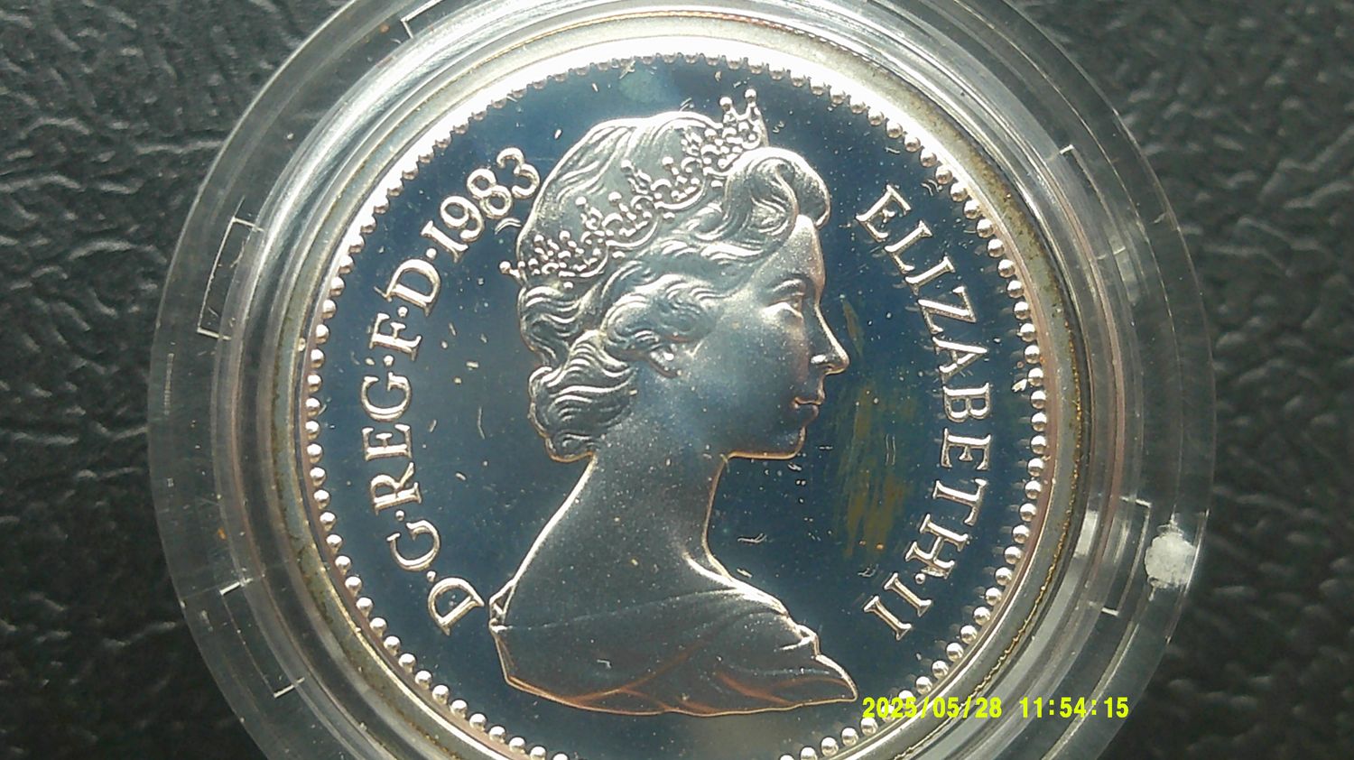 1983 - Silver Proof Piedfort One Pound  MRPD