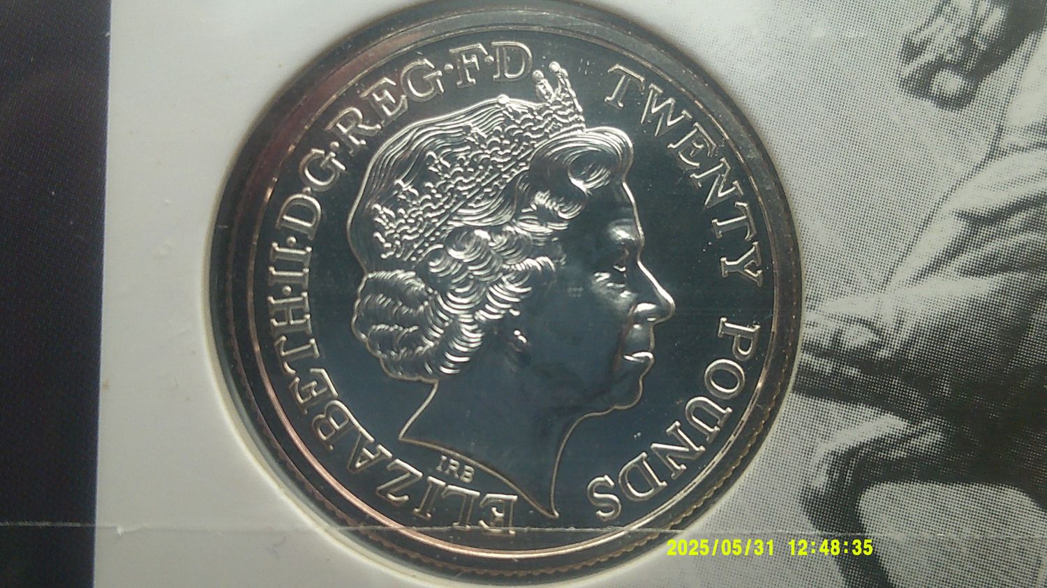 2013 - Twenty Pound Silver Coin  (George and the Dragon) MRPD1