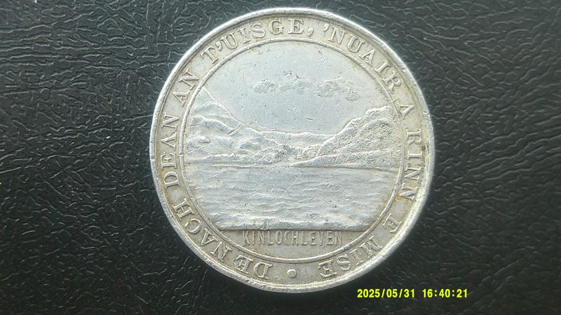 KInlochleven Aluminium  Works Medal - 1907