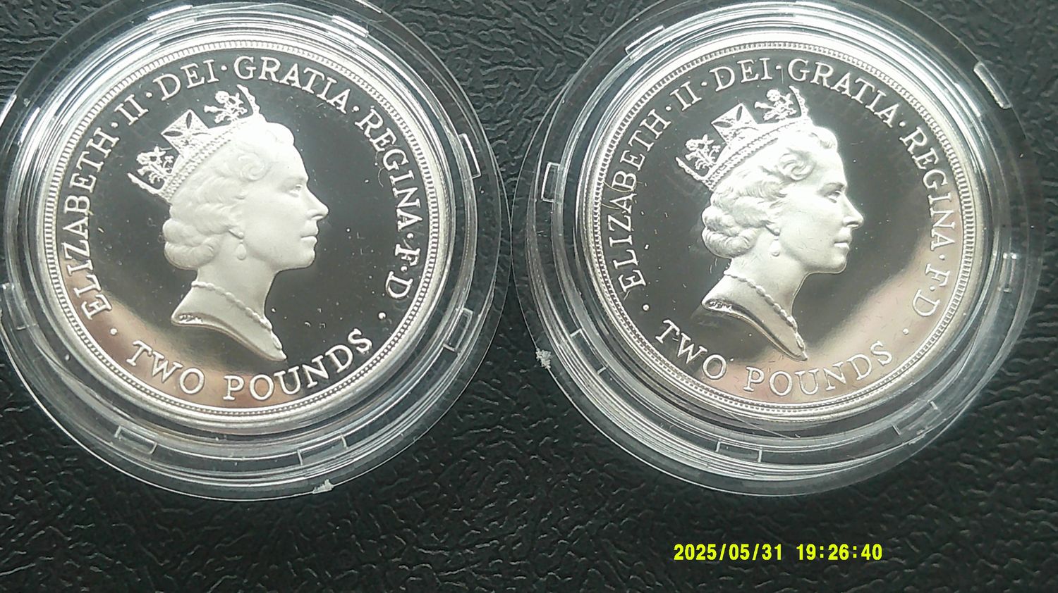 Silver Proof £2 Pair - 1989 MRPD