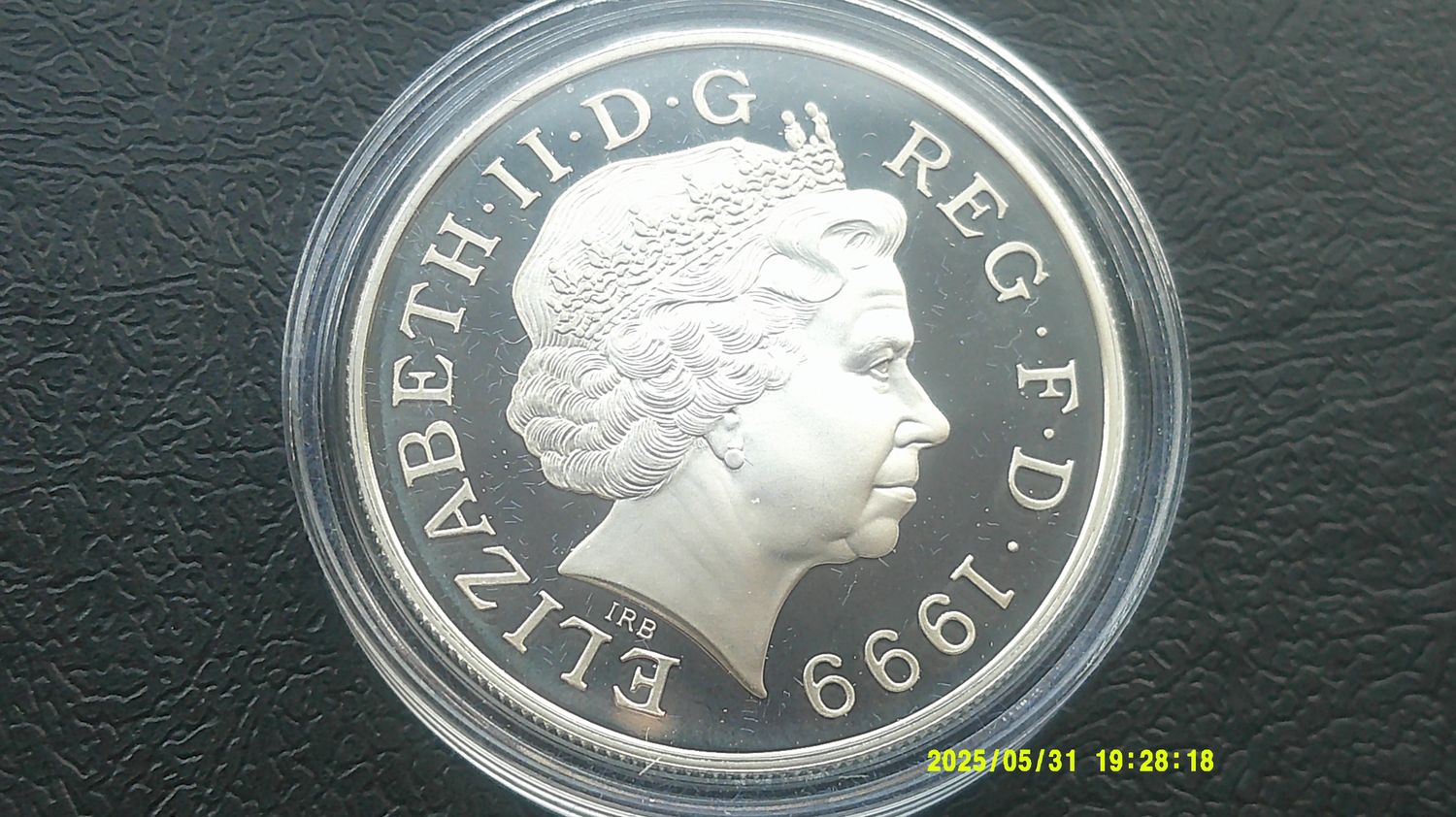 1997- Silver Proof Five Pounds (Princess Diana)  MRPD