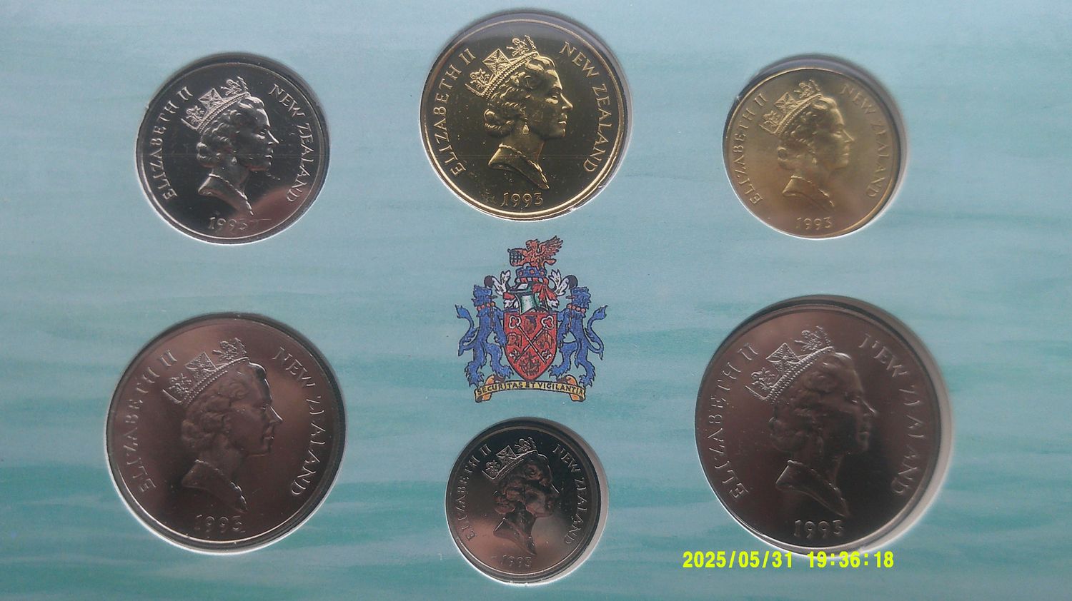 New Zealand  Coin Set  -  1993  MRPD1