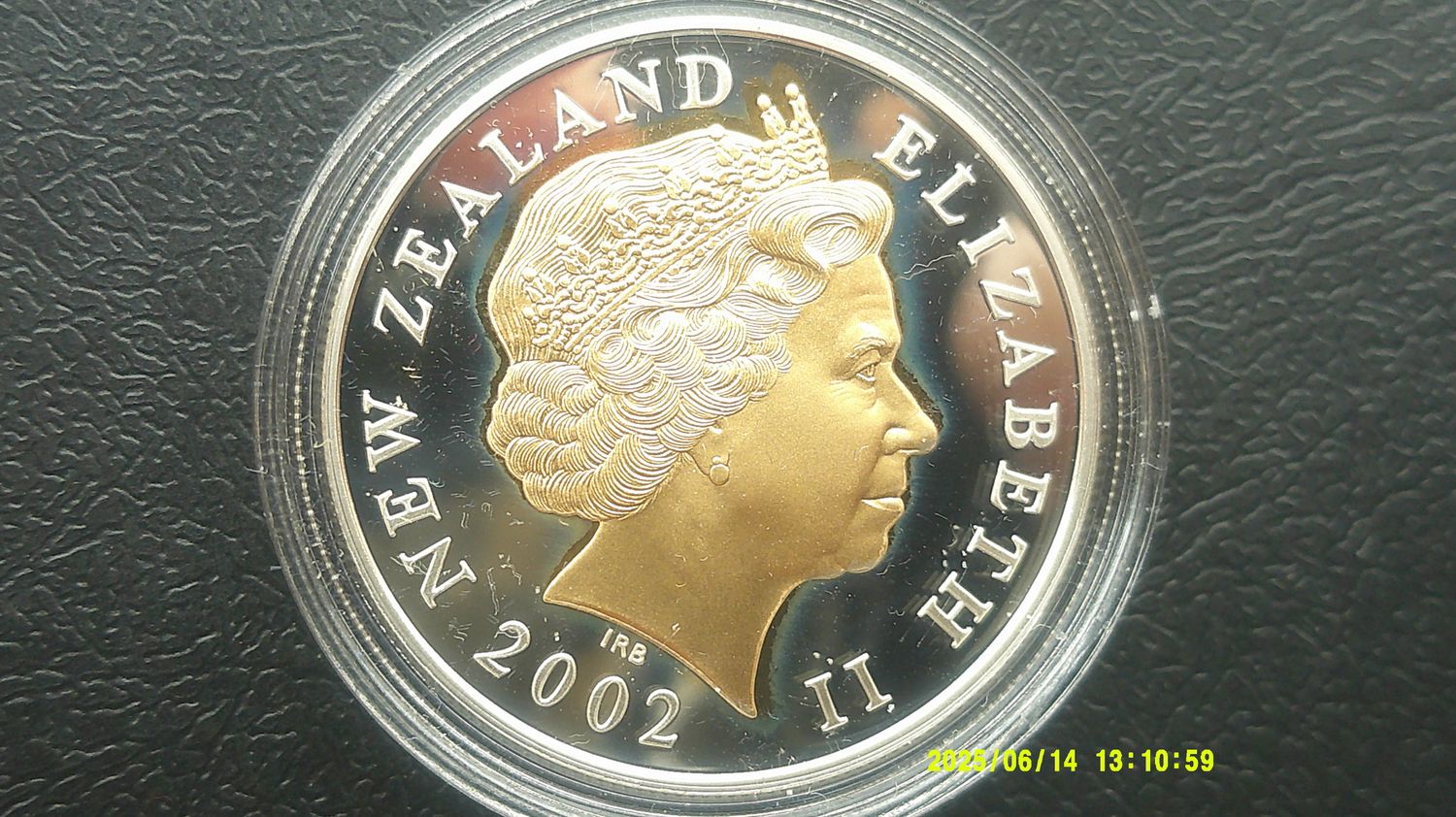 New Zealand 5 Dollars Silver Proof - 2002 (Queens Jubilee)