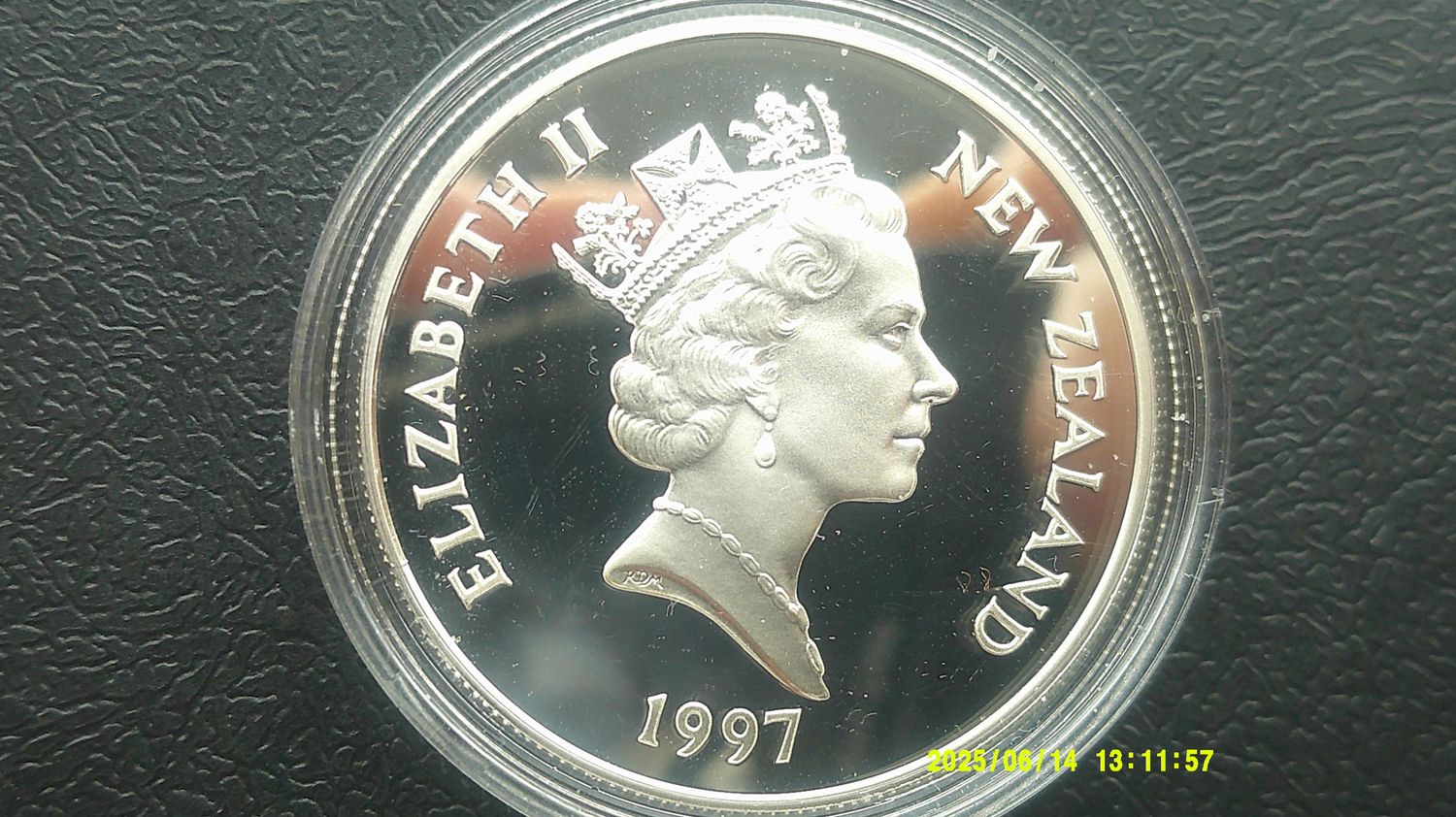 New Zealand 20 Dollars Silver Proof - 1997 (Queens 50th Wedding Anniversary)