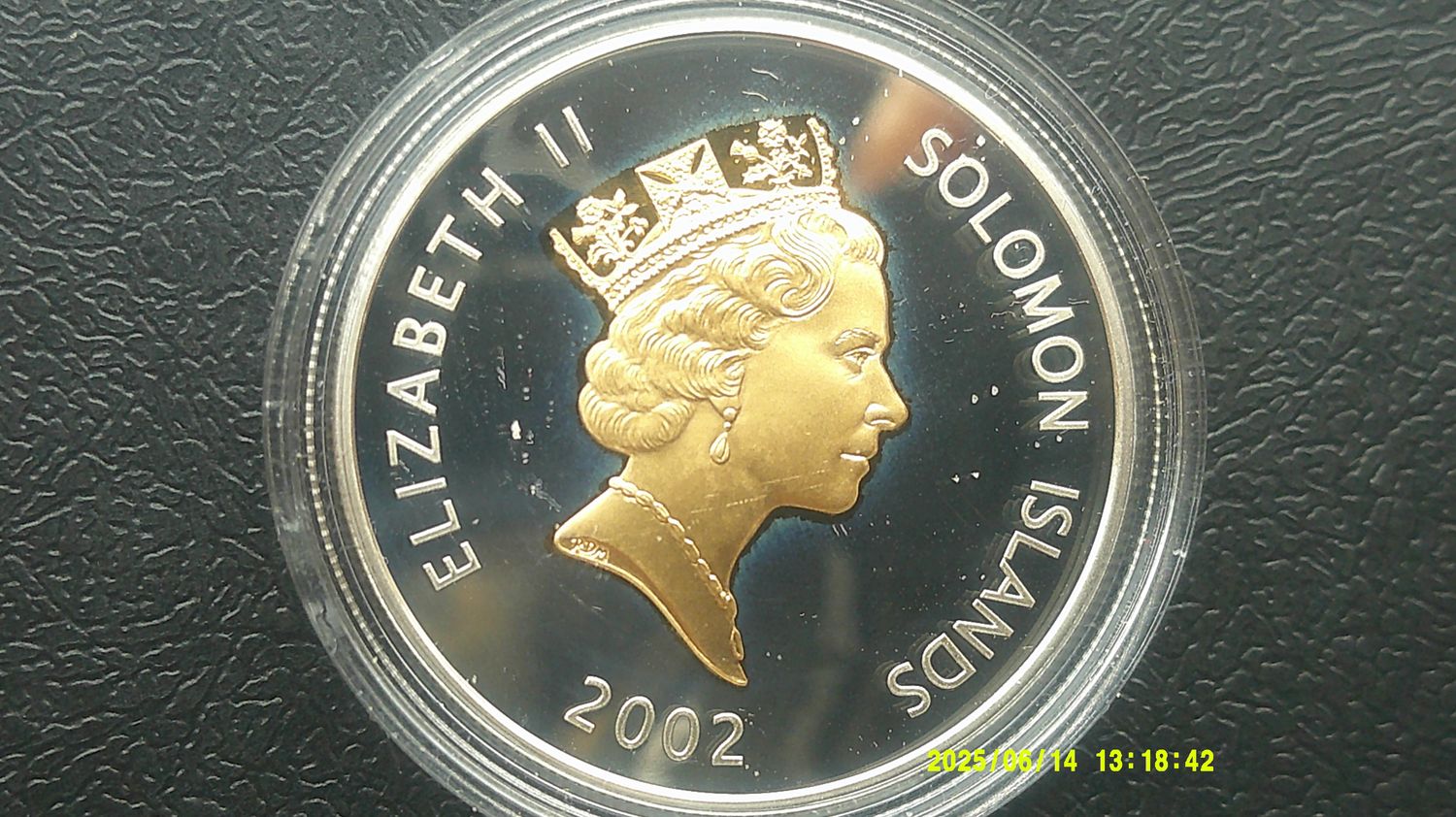 Solomon Islands 5 Dollars Silver Proof - 2002 (Royal Sceptre)