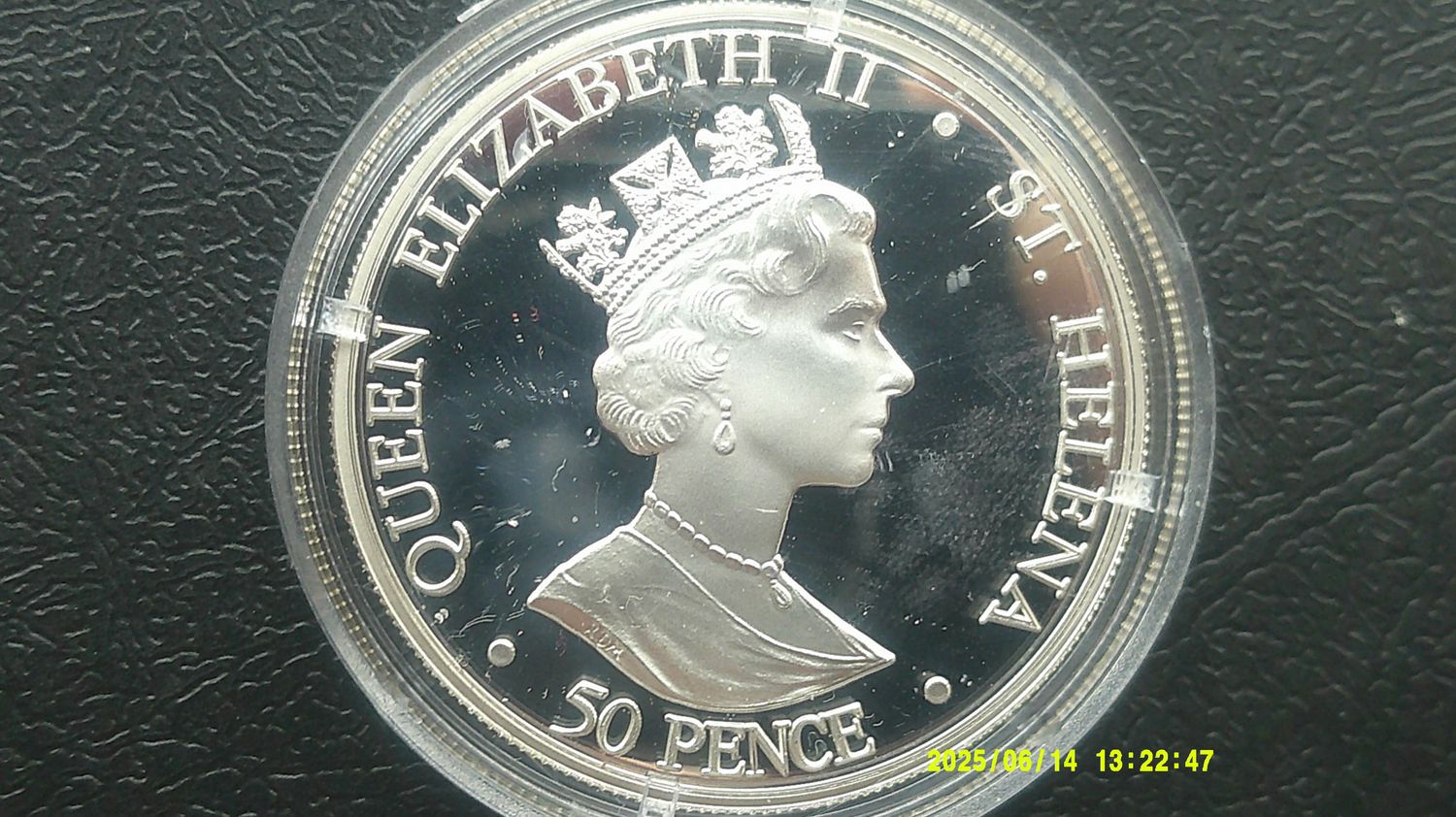 St Helena Fifty Pence - 1995 (Queens 75th Birthday)