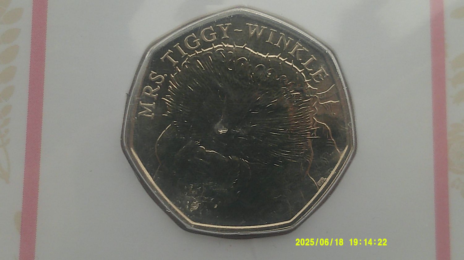 2015 - Fifty Pence (Mrs Tiggy Winkle)